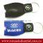 OEM Logo Printing Promotion Gift LED Finger Keychain Flashlight Key Light
