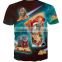 Men Custom T-shirt 3D Print Tops Plus Size S-XXL Sye-923