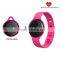waterproof pedometer wristband with removable silicone strap