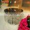 Round Silver Metal Acrylic Strand Mirror Wedding Cake Stand Centerpiece Decor