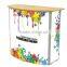trade show exhibition promotion table with folding screen