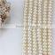 Freshwater loose pearl strands wholesale 7mm near round natural pearl string