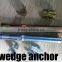 High quality carbon steel zinc plated wedge anchor