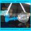 Stainless Steel Double flange worm type butterfly valve supplier