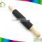 Household baking tools wooden handle stainless steel colorful silicone rolling pin