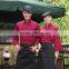 Black customized with good quality double breasted chef mascot costume
