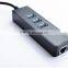 Multi function USB 3.0 to rj45 Adapter with 3 Ports Hub