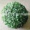 Artificial boxwood dark green plastic balls
