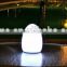 LED egg-shaped rechargeable lamps Cafe bars circular lamp Bar electric candles Light a night light party