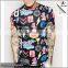 OEM Breathable Full Print Sublimation T Shirts Custom 100% Polyester Sublimation 3D T Shirt