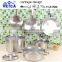 good quality 10pcs s.s. handle cookware set