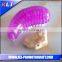 Coloful Moon shaped plastic nail brush