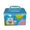 Portable Tin Cartoon Kids Money Box With Lock
