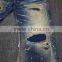 Custom High quality vintage wash distressed Japanese selvedge jeans denim selvedge denim jeans (LOTV026)