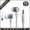 zip earphone with high quality design and quality free samples offered