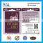 Non-standard size plastic membership christmas gift card with both-side printing