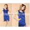 Fashion Show Flower Tassel Vest Latin Dance Wear Dress for Lady