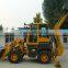 2015 New design compact backhoe loader with Euro III Engine 36.8kw