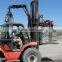 Material handing forklift clamp attachment hydraulic brick block grab