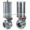 Stainless steel sanitary butterfly valve