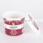 Disposable frozen paper yogurt/dessert/icecream packaging cup