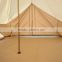 Waterproof Beige Color Unique Bell Tent Outdoor Family Camping Tent