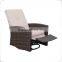 Outdoor Rattan Wicker Swivel Rocking Lounge Chair