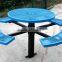 Arlau outdoor table set with umbrella