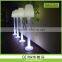 Rechargeable PE plastic water-drop floor lamp with LED rgb lamp