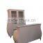 2016 new arrival modern wooden bookcase/wine cabinet covered by PU C129