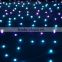 Wedding stage backdrop decor rgb LED ligitng twinkling star curtain professional dmx lights
