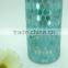 Fabulous Home Ornament Mirrored Mosaic Vase Cheap Handmade Blue Glass Vases