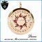 DIY custom 316L stainless steel aromatherapy locket pendant