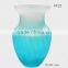 frosted colored glass vase for wedding