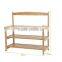 2015 New Design Entrance Can Sit Wooden Shoe Rack
