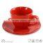 8OZ Stoneware Cup and Saucer/ceramic coffee cup and saucer