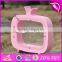 New design TV shape girls lovely wooden coin bank with logo customize W02A253