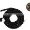 S10333 7 Way Rv Blade Molded Trailer Wire 8' Feet Replacement Cable Cord Harness with Premium Double Prong Connector End Plug