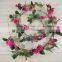 artificial small rose flower garland