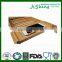 Bamboo Bathtub Caddy Tray with Extending Sides and with waterproof cloth