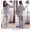 Pure cotton leisurewear suit long-sleeve plus-size pajamas sets women in the spring