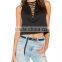 Muscle Tank Manufacturer Women Sexy Lace Up Tank Top HST2394