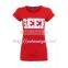 Hot Sale Promotional Custom Women Tshirt /ladies shirt design