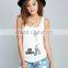 Factory wholesale casual lady stringer hot girls in tight tank tops