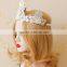 Europe Baroque pearl&shell hair band,big crown bride hair hoop,lace wedding jewelry hair accessories