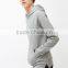 Casual all-match gray quality plain hoodies
