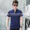 2017 summer men's short sleeve T-shirt collar pure color button half sleeve cotton contracted cultivate one's morality type mini