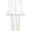 White plain button up satin pajamas