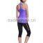 Lady's fitness wear seamless training tank top/racerback