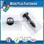 Made In Taiwan Special Screw Pan Head No 3 Square Drive Tapping Screw Type 17 Flat Top Pan Head with Knurl